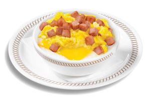 Wafflehouse Ham Egg & Cheese Grits Bowl