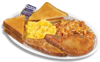Wafflehouse Pork Chops & Eggs Breakfast