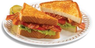Wafflehouse Texas Bacon Lover`s Blt Sandwich